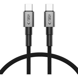 Tech-Protect Ultraboost 60W USB-C til USB-C Kabel - PD - 25 cm - Sort / Mørkegrå