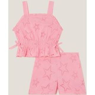 Monsoon Monsoon Star Cutwork Top & Shorts Sæt