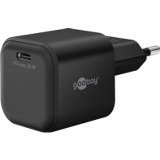 Goobay USB-C GaN Lader Nano 20W - Sort