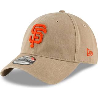 New Era MLB Khaki Core Classic 9TWENTY Justerbar Hat Cap One Size Passer Alle (San Francisco Giants Khaki)