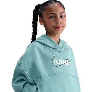 Nike Club Fleece Oversized Hoodie XL 156-166 Junior i Blå - Komfortabel og stilfuld til træning og hverdag