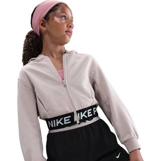 Nike Girls' Pro Full Zip Hoodie Junior, Purple - 12-13Y