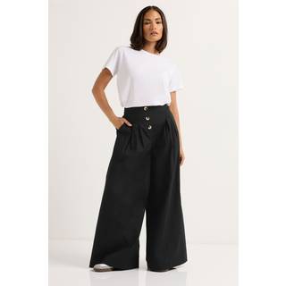 PixieGirl Petite PixieGirl Petite Button Front Palazzo Trousers