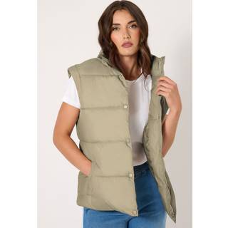 Lts Tall Natural Brown Padded Gilet 14 Lts | Tall Women's Gilets