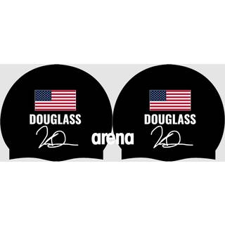 Arena Signature Collection Kate Douglass Autograf Unisex Voksen St?bt Silikone Badeh?tte til Tr?ning og Racing One Size Passer mest sort