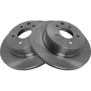 TRQ bageste bremseotorer Set udluftet kompatible med 2009-2023 Nissan Maxima