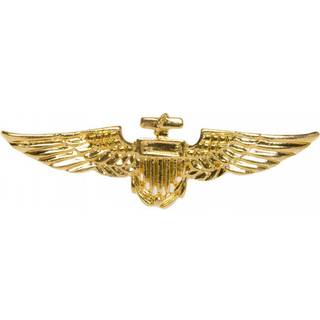 Goldglänzendes Piloten Abzeichen