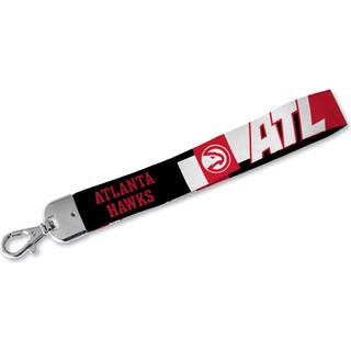 Rico Industries NBA Basketball Atlanta Hawks håndled Lanyard Key Chain Cute Wristlet Strap Keychain Holder for Women Men Car Keys ID Badges Card