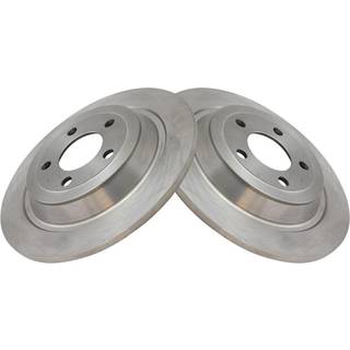 TRQ bagbremseotorer sæt solid kompatible med 2015-2023 Ford Mustang