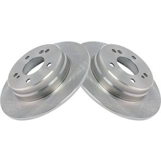 TRQ bageste skivebremse rotorpar indstillet til 300CE / 300TD / 300TE / C230 / C240 ??/ C280 / CrossFire / E300 / E320 / SLK230 / SLK280 / SLK300