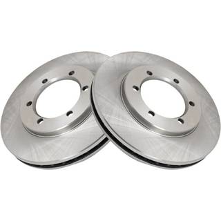 TRQ frontbremsningsrotorer Set udluftet kompatible med 1998-2004 Nissan Frontier