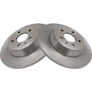 TRQ bageste bremseotorer sæt solid kompatibel med 2013-2020 Ford Fusion 2013-2016 Lincoln MKZ