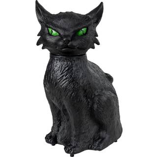 Verhexte Schwarze Katze mit Bewegung, Light & Sound 34cm