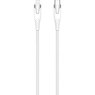 Kevlar-kabel Pro Usb-C Til Lightning, Hvid, 1,5m