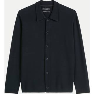 Marc O'Polo Herren Pullover blau unifarben