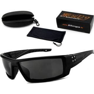 HELLY - No.1 Bikereyes | Bikerbrille, Motorrad-Sonnenbrille, Motorradbrille, winddicht, gepolstert | SEHSTÄRKE möglich | bullet