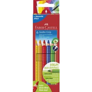 Faber-Castell Grip Farveblyanter Jumbo | 6 farv.
