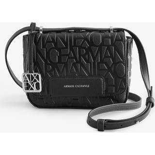 Armani Exchange Armani Exchange Logo Messenger Black Bag