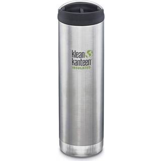 Klean Kanteen TKWide 592ml (Café Cap) Brushed Stainless, OneSize