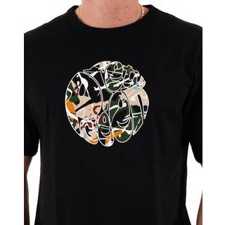 Pretty Green Convergence Logo T Shirt Black