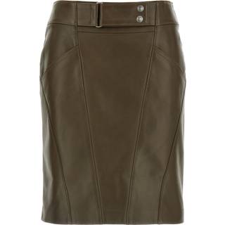 Tom Ford Leather miniskirt - green - S