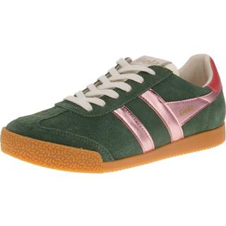 Gola Women's Elan Glitz Sneaker Damer størrelse 5 farve grøn/brun