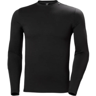Helly Hansen Lifa merino Lightweight Crew Baselayer Shirt (Sort)