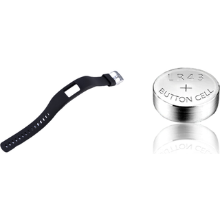 Garmin Vivofit 4 rem og batteri pakke - Sort Silicone