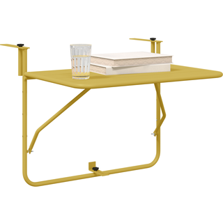 Foldbart Hængende Altanbord - Guld, 60x40 cm, Stål