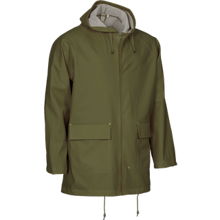 Regnjakke PU/PVC 306600 oliven Str. 3XL