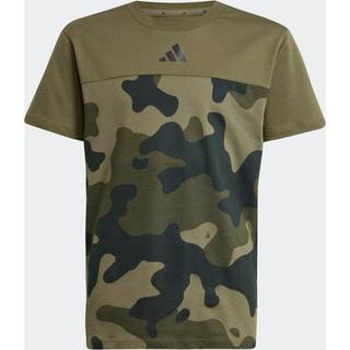 adidas adidas Green Essentials Camo Cotton Kids T-Shirt