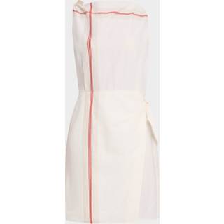 Vince Striped wrap dress - white - XXXS