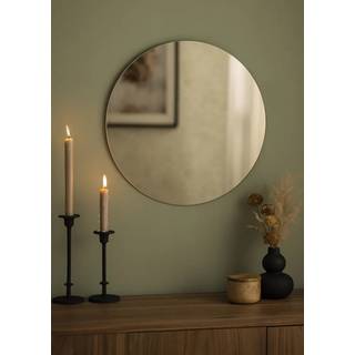 KAILA Rundt Spejl Dark Bronze 50 cm Ø