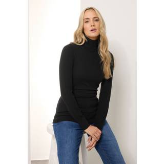 Lts Tall Black Knitted Roll Neck Jumper 22-24 Lts | Tall Women's Sweaters & Jumpers
