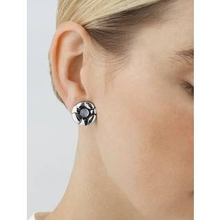 Georg Jensen Moonlight Blossom øreclips med månesten