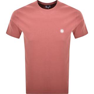 Pretty Green Mitchell T Shirt Ruby Pink