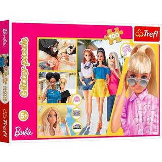 Trefl Barbie Glitter Puslespil 100 Brikker
