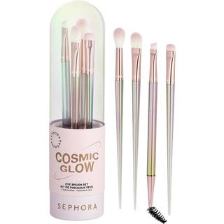 Sephora Collection - Cosmic Glow Øjenpenselsæt - Penselsæt Til Øjnene - New Brush Set Eyes-24 - For Women