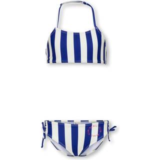 KIDS ONLY KOGHOLIDAY ROUCHING BIKINI SET ACC - Blå