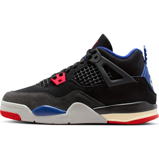 Jordan 4 Retro "Rare Air"-sko til mindre børn - sort - 33