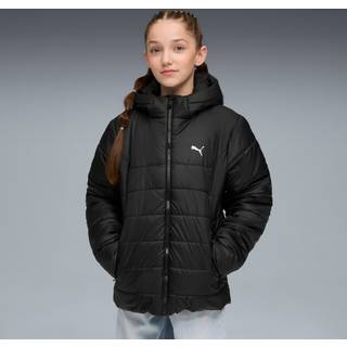 PUMA Essentials Hooded Padded Jacket Youth, Clothing, Black, 15-16Y - Black - 15-16Y
