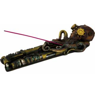 Steampunk Octopus Räucherstäbchenhalter 26cm