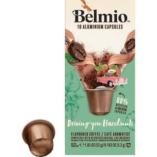 Belmio Driving you Hazelnuts kaffekapsler til Nespresso (10 pakker)