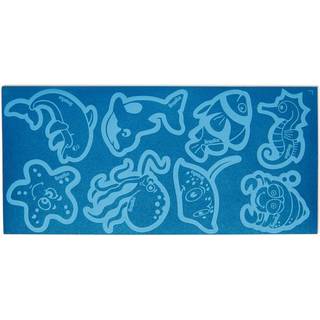 Jugend Reflexie Sticker Sea Creatures Blau