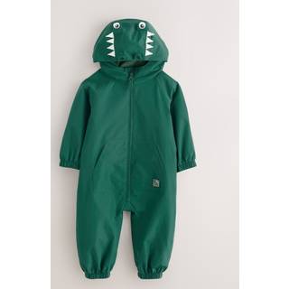 Next Green Crocodile Waterproof Fleece Lined Puddlesuit (3mths-7yrs)