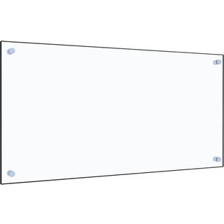 stænkplade 80x40 cm hærdet glas gennemsigtig