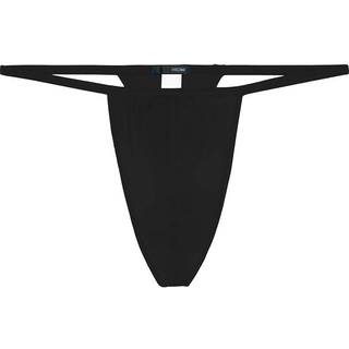 HOM Herren Stringtanga schwarz Mikrofaser/Funktion unifarben