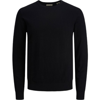 Jack & Jones EMIL KNIT CREW NECK Black