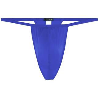 HOM Herren Stringtanga blau Mikrofaser/Funktion unifarben