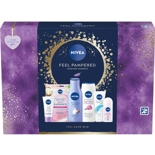 Giftset Nivea Feel Pampered Skincare Moments 6pcs
